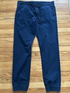 HUGO BOSS Davidon224D Jogger Trouser w Drawstring Waist Men’s Sz 34 NWOT Navy